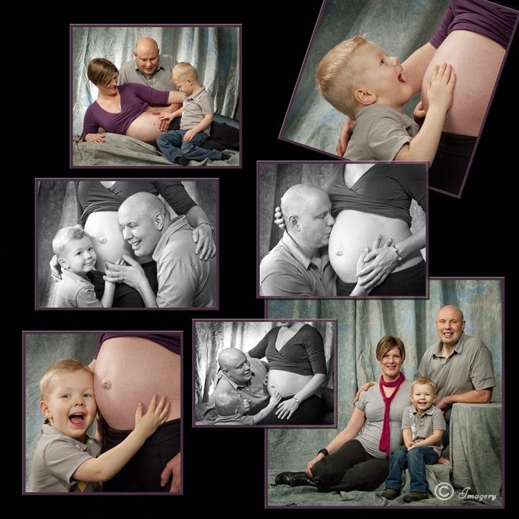 Professional Photo of Family and Pregnant Woman